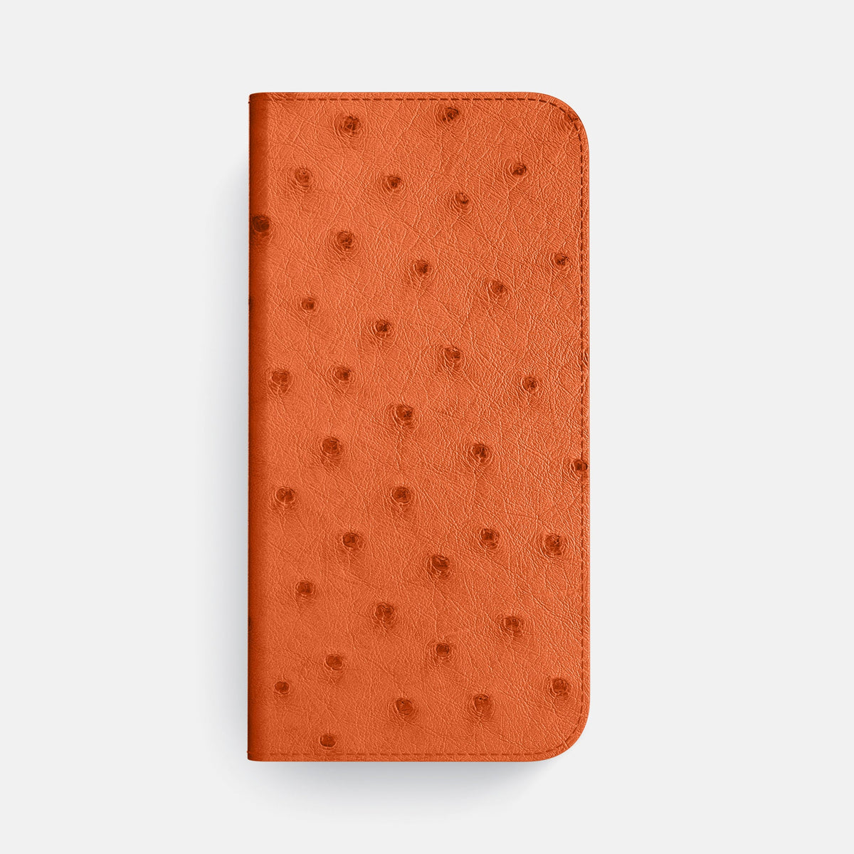 Folio Slim Case For iPhone 18 Pro Max In Ostrich -4 | Orange