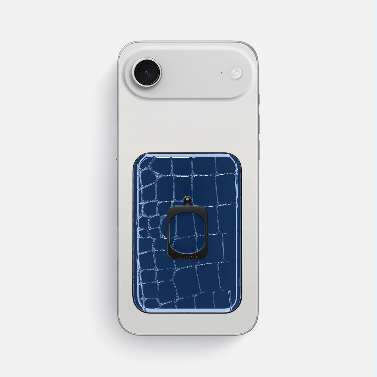 MagSafe Ring For iPhone 17 Air In Shiny Alligator -2 | Mediterranean-Black