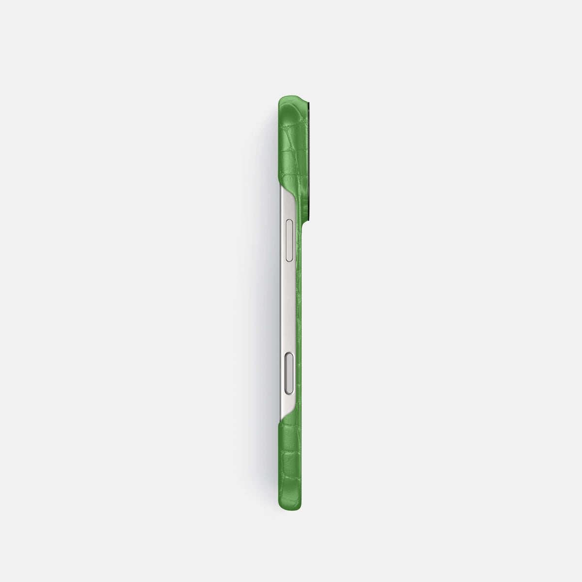 Classic Case For iPhone 17 Pro In Alligator -3 | Apple-Green-Black