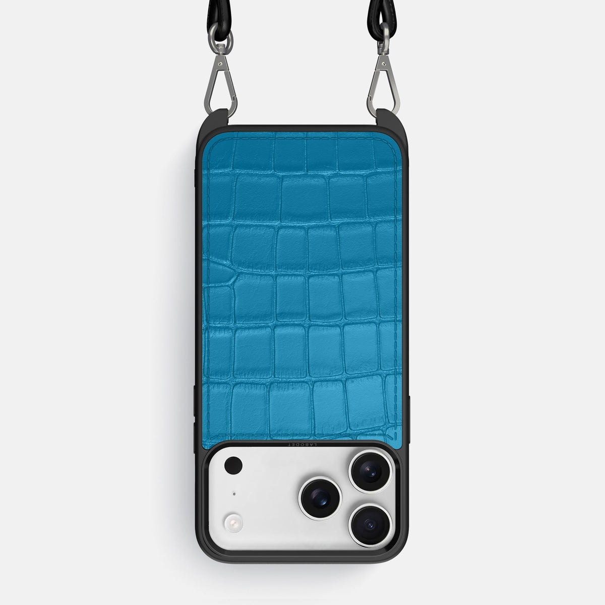 Crossbody Sport Case For iPhone 18 Pro Max In Alligator -1 | Curaçao-Blue