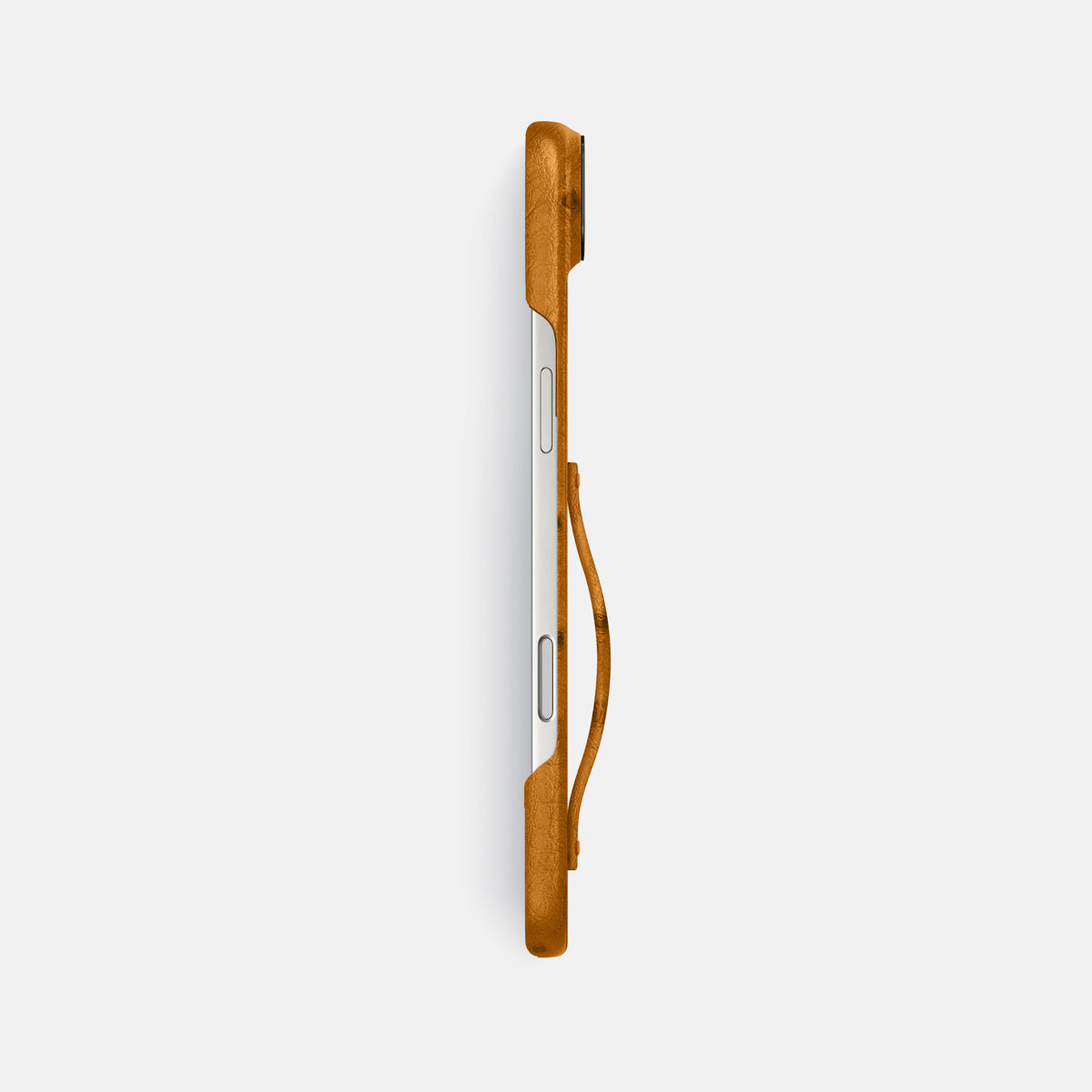 Finger Case For iPhone 17 Air In Ostrich -3 | Chestnut-Black