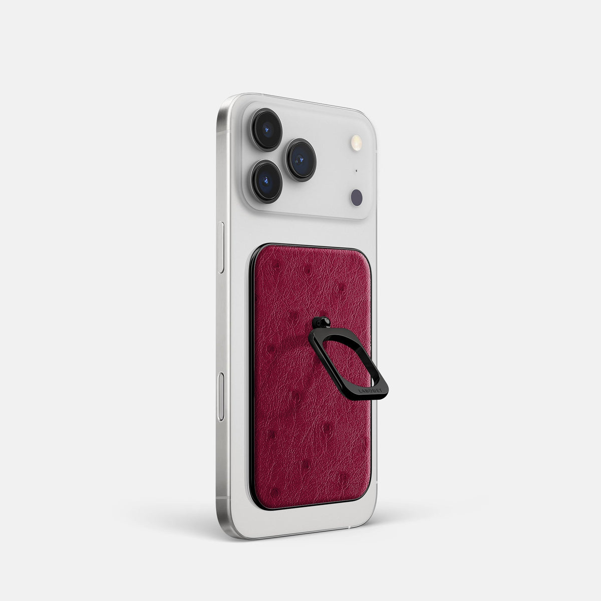 MagSafe Ring For iPhone 18 Pro In Ostrich -1 | Bordeaux-Black