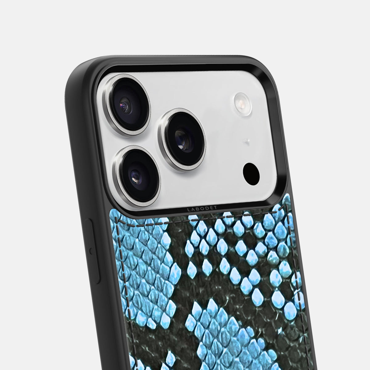 Sport Case For iPhone 18 Pro Max In Deluxe Python -6 | Pacific-Blue