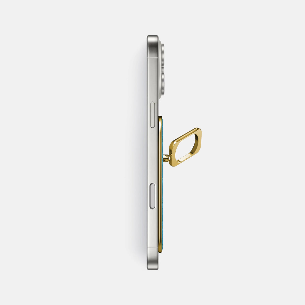MagSafe Ring For iPhone 18 Pro Max In Alligator -3 | Curaçao-Blue-Gold