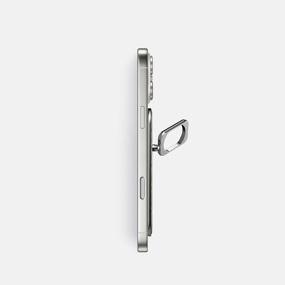 MagSafe Ring For iPhone 17 Pro In Alligator -3 | Kaki-Green-Steel
