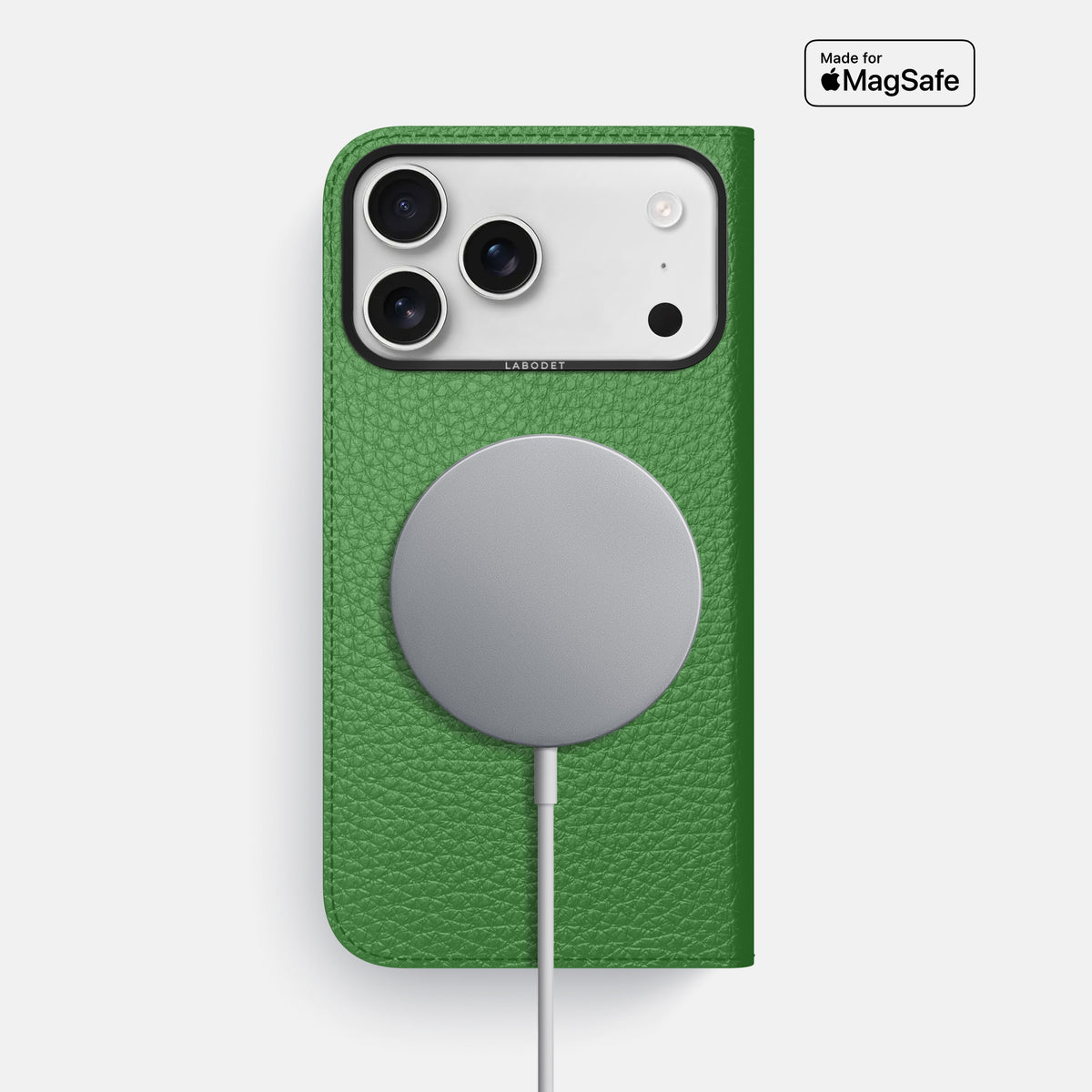 Folio Case For iPhone 17 Pro Max In Calf -3 | Herb-Black
