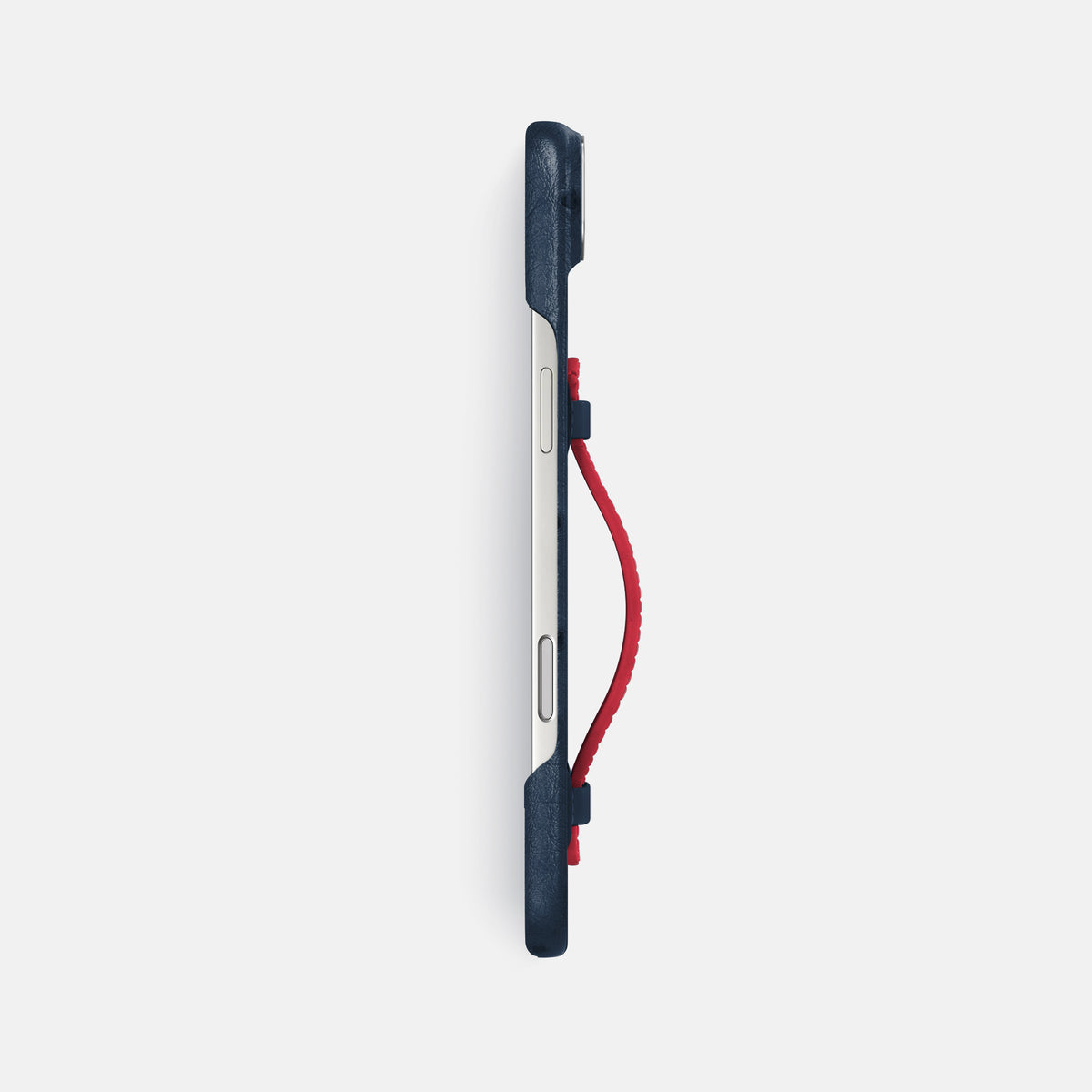 Center Handle Coloré For iPhone 17 Air In Ostrich -2 | Navy-Blue-Steel