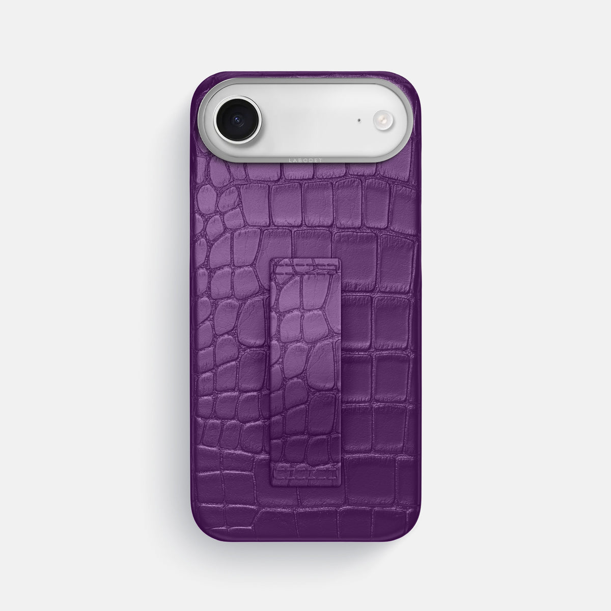 Finger Case For iPhone 17 Air In Alligator -1 | Purple-Steel