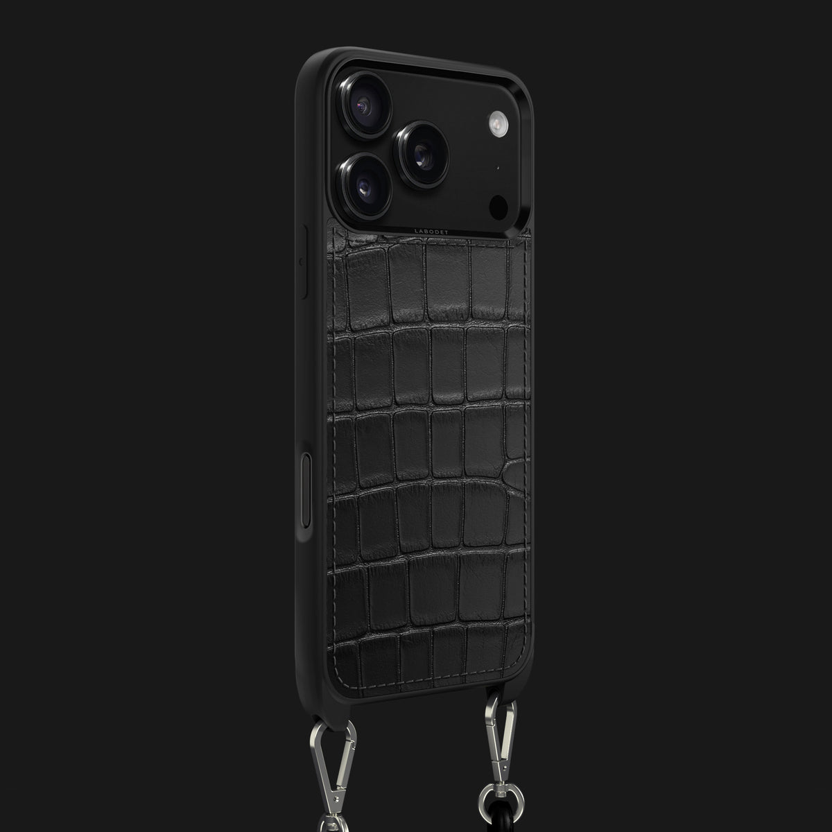 Crossbody Sport Case Edition Black For iPhone 17 Pro Max In Alligator -2 | Edition-Black