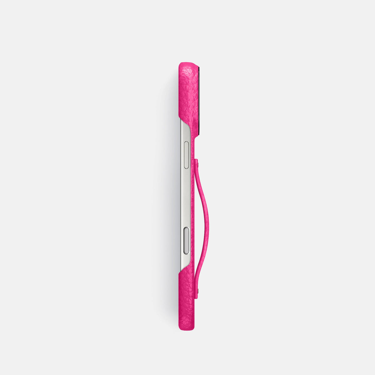 Finger Case For iPhone 18 Pro In Calf -3 | Magenta-Black