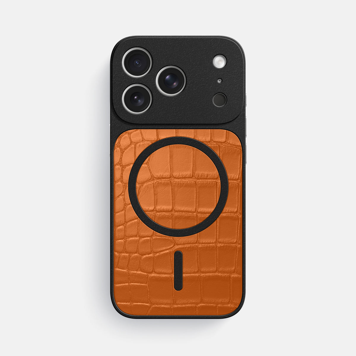 MagSafe Mask For iPhone 17 Pro Max In Alligator -3 | Orange
