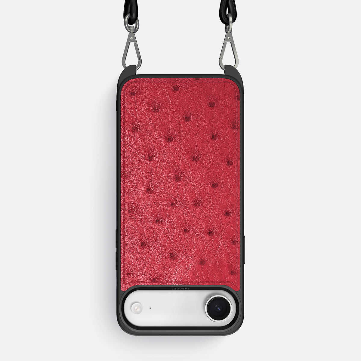Crossbody Sport Case For iPhone 17 Air In Ostrich -1 | Red
