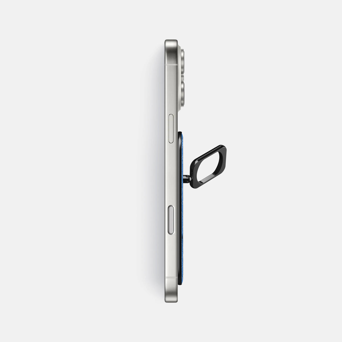 MagSafe Ring For iPhone 17 Pro Max In Ostrich -3 | Royal-Blue-Black