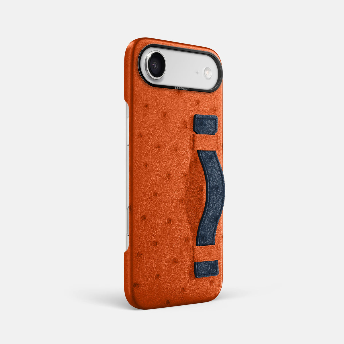 Handle Case Coloré For iPhone 17 Air In Ostrich -2 | Orange-Black