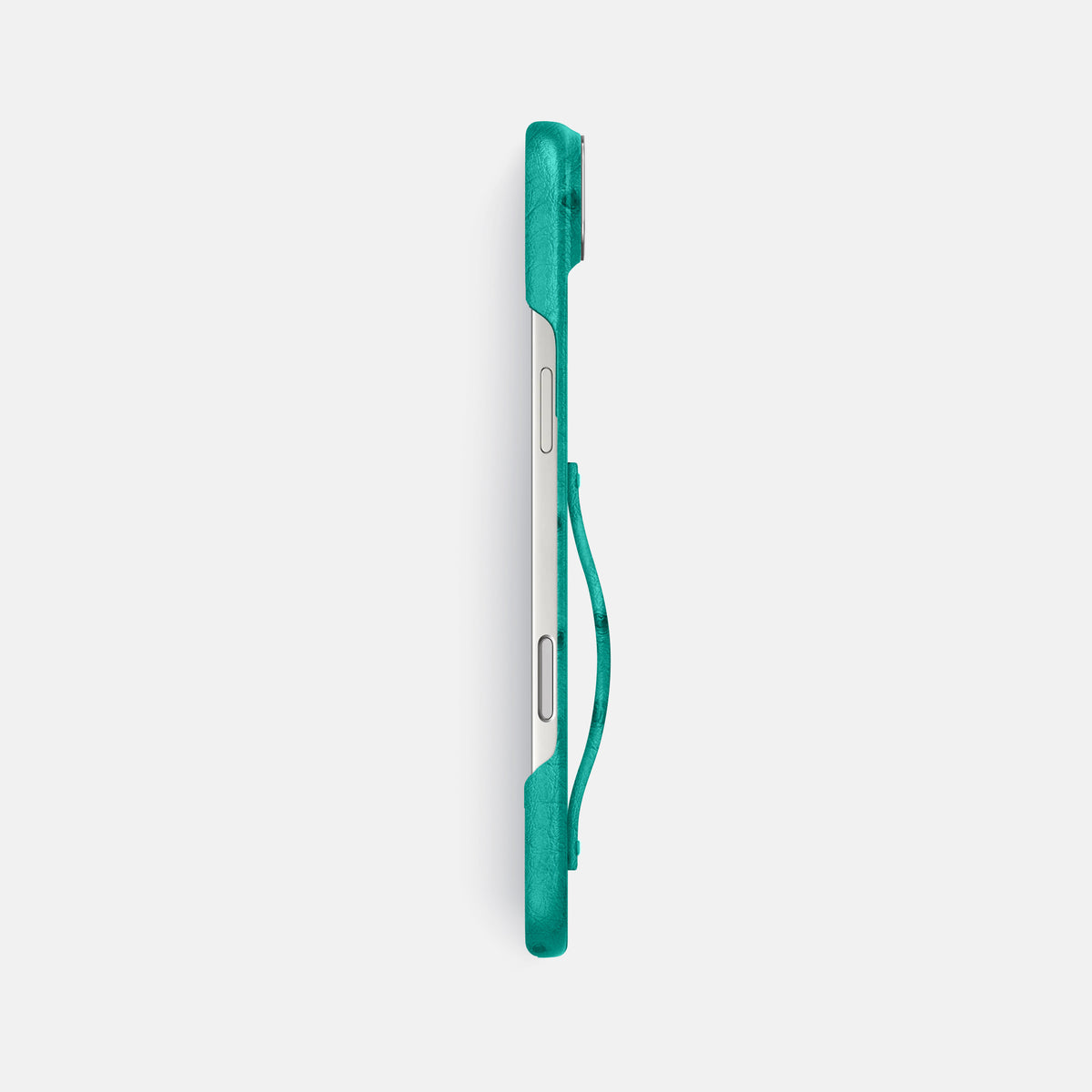 Finger Case For iPhone 17 Air In Ostrich -3 | Turquoise-Steel