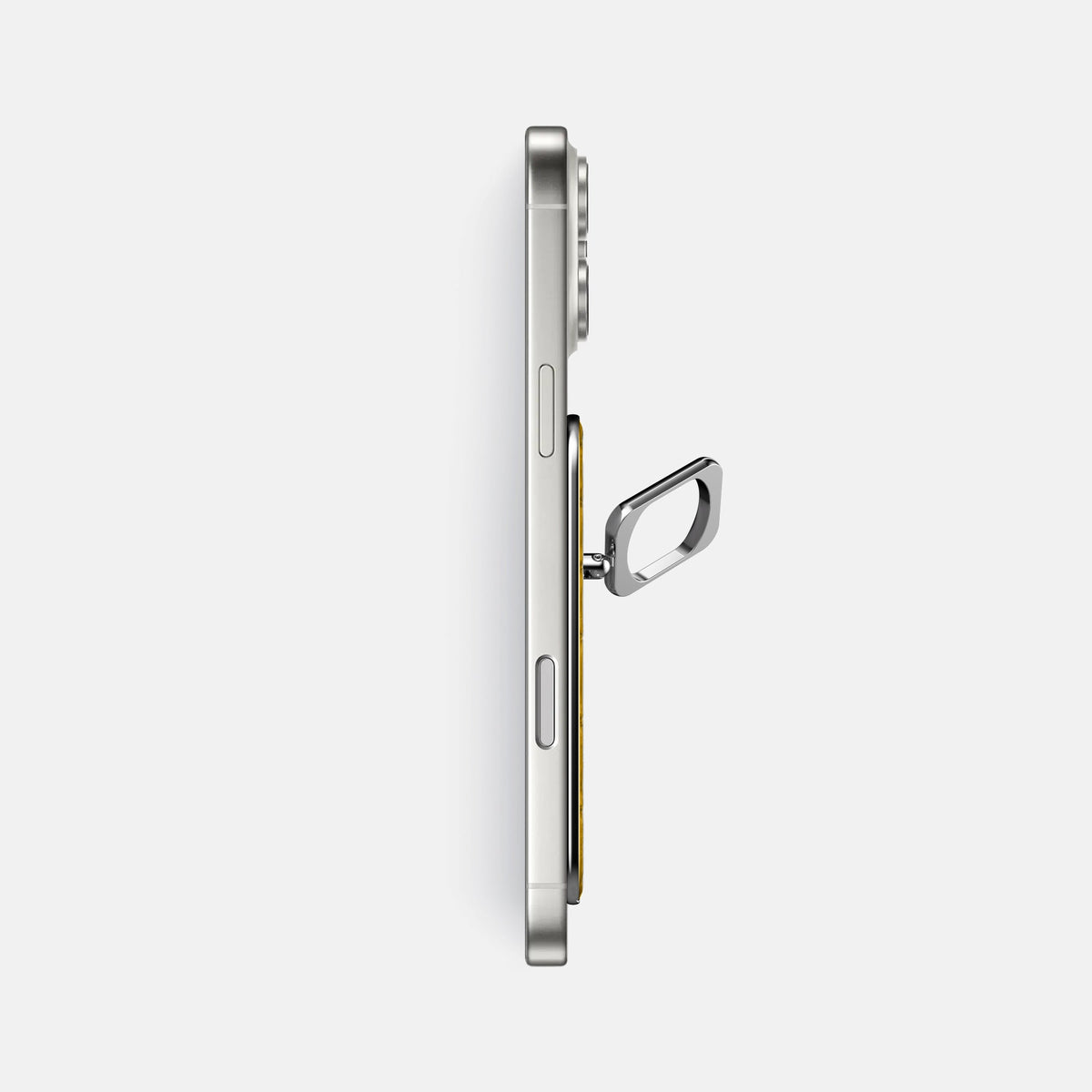 MagSafe Ring For iPhone 18 Pro Max In Alligator -3 | Yellow-Steel