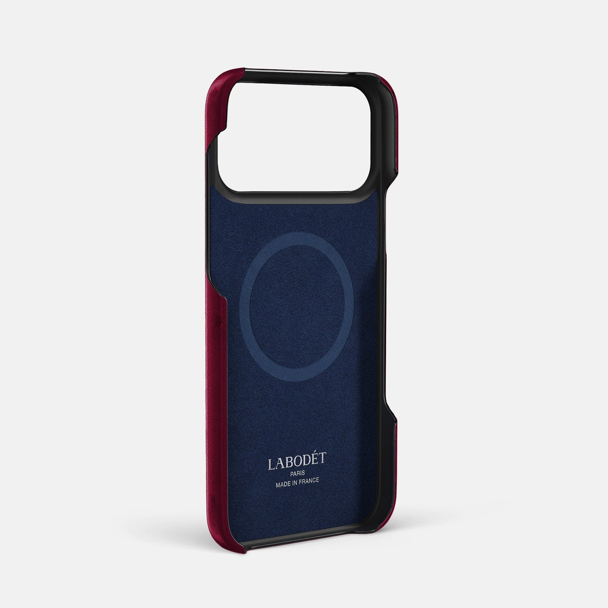 Slim Card Case For iPhone 18 Pro Max In Ostrich -4 | Bordeaux