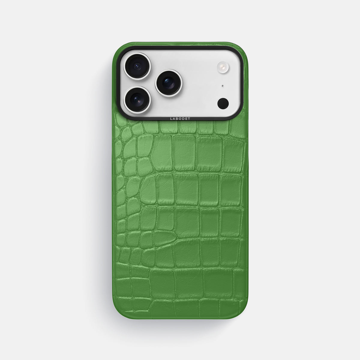 Classic Case For iPhone 17 Pro Max In Alligator -1 | Apple-Green-Black