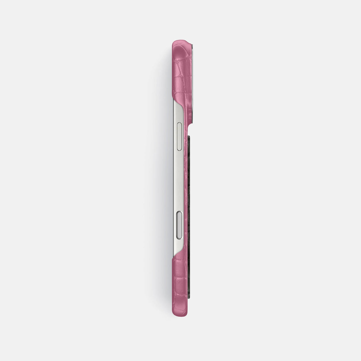 Classic Case With Carbon Dragon For iPhone 18 Pro Max In Alligator -3 | Pink-Lagoon-Steel