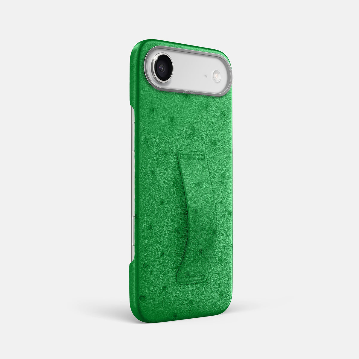 Finger Case For iPhone 17 Air In Ostrich -2 | Kentucky-Green-Steel