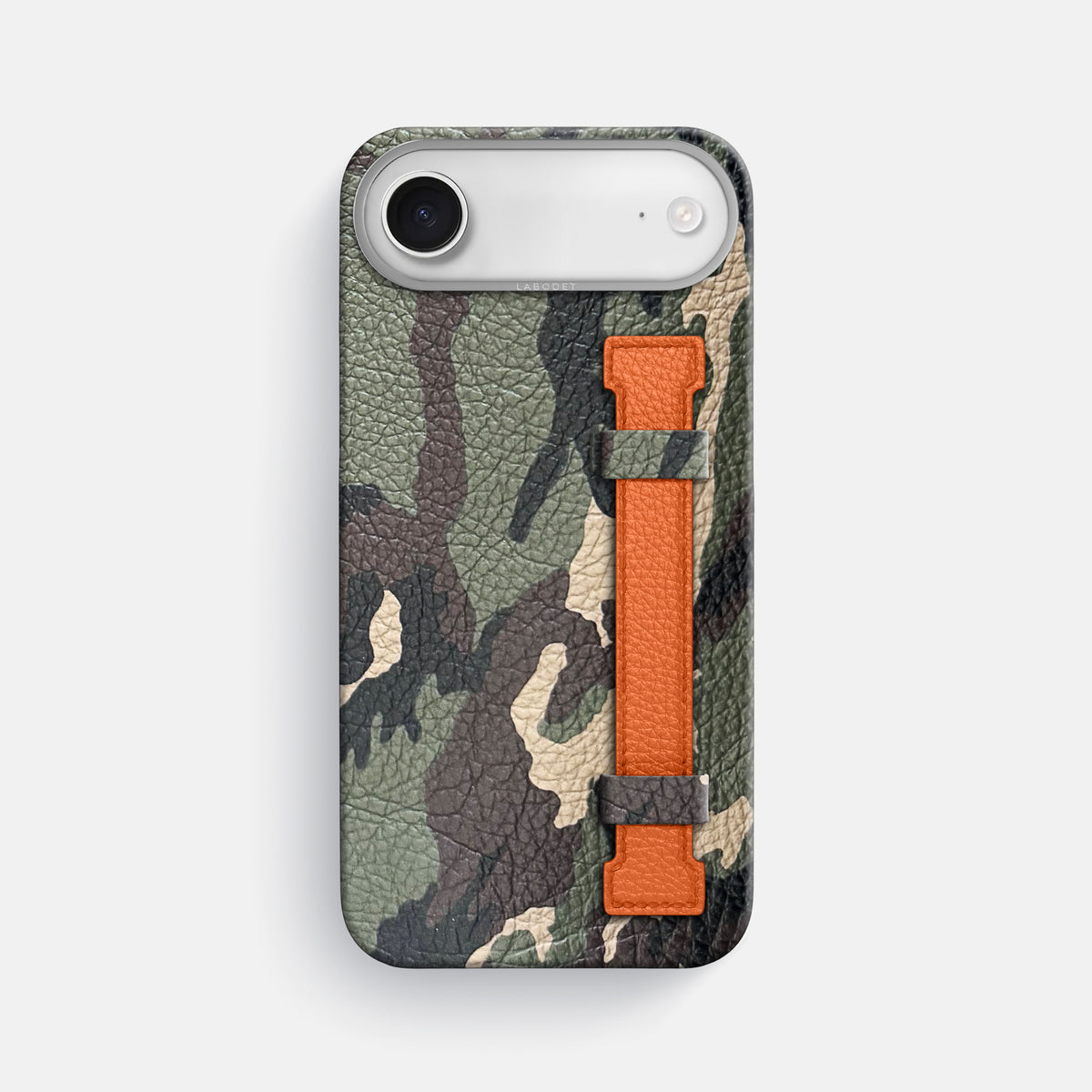 Handle Case Coloré For iPhone 17 Air In Calf -1 | Camouflage-Steel