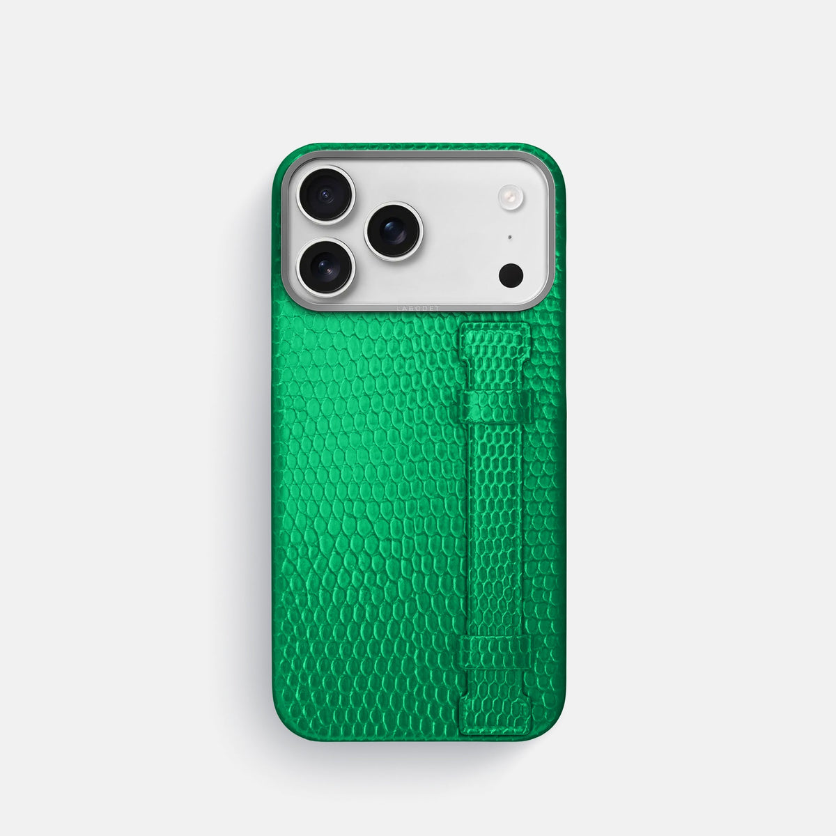Handle Case For iPhone 18 Pro In Lizard -1 | Apple-Green-Steel
