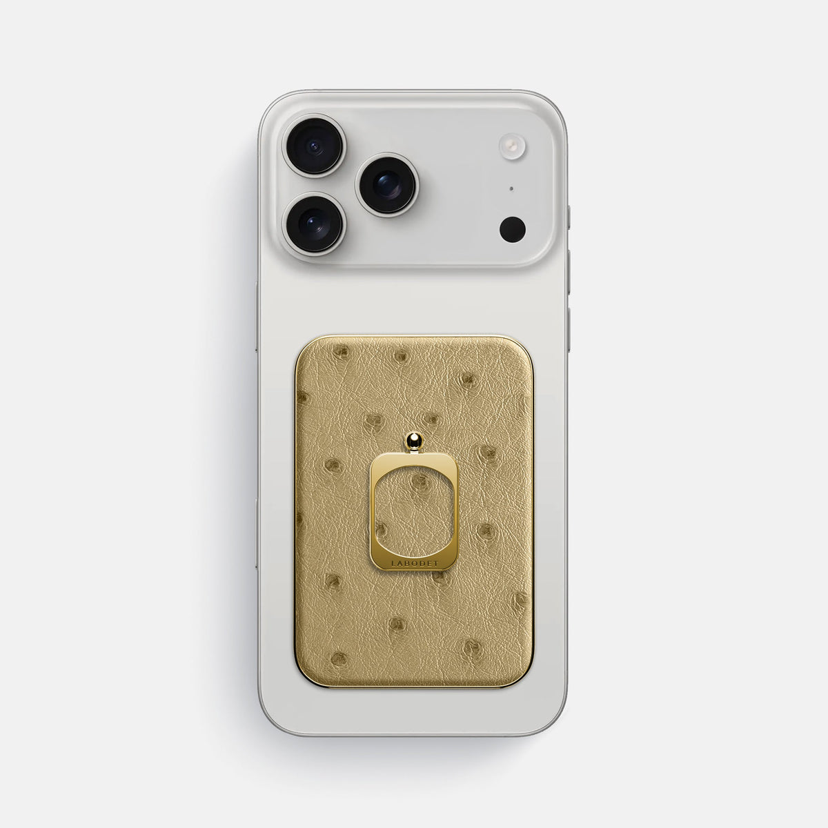 MagSafe Ring For iPhone 18 Pro Max In Ostrich -2 | Desert-Sand-Gold