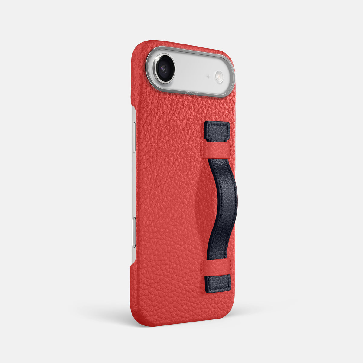 Handle Case Coloré For iPhone 17 Air In Calf -2 | Red-Steel