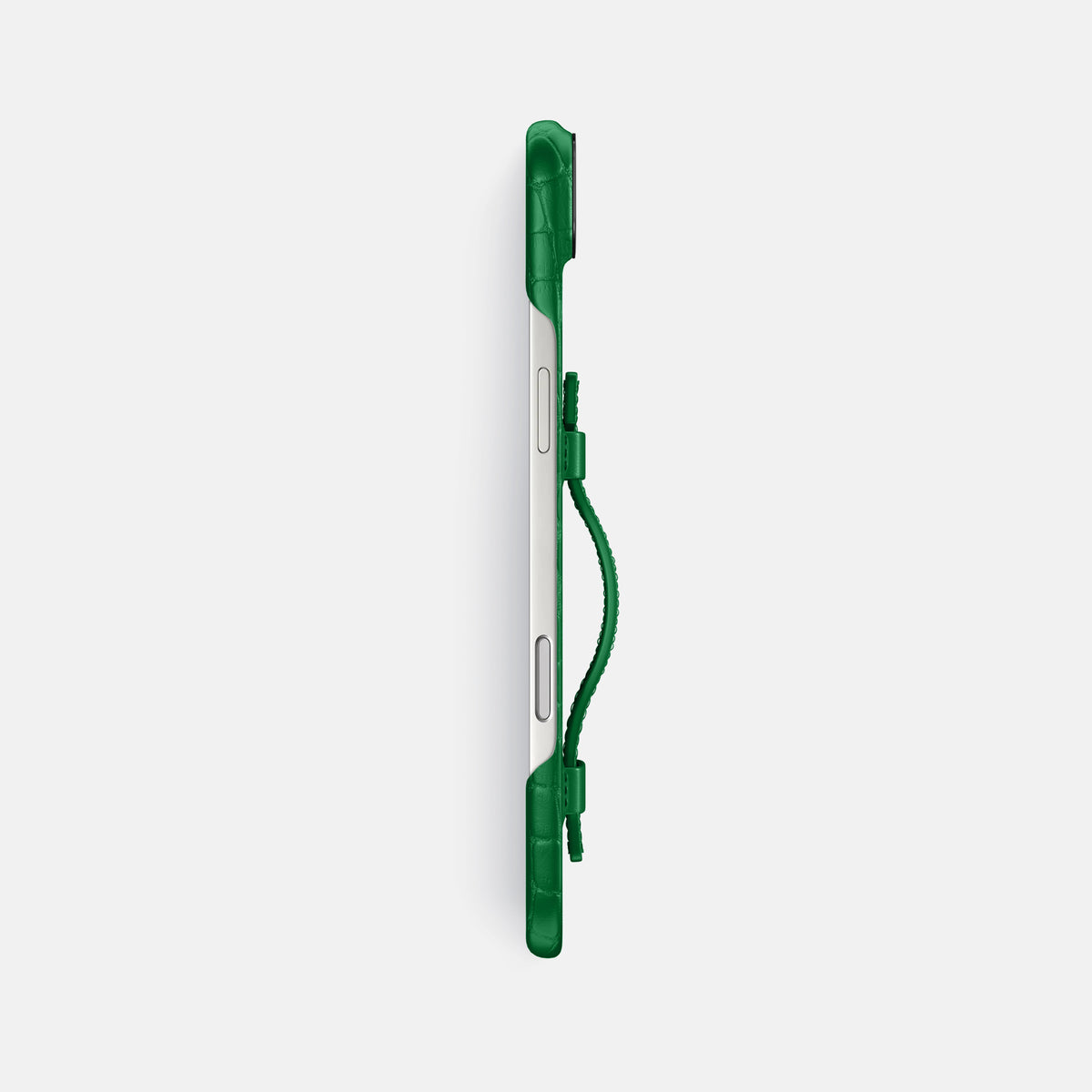 Handle Case For iPhone 17 Air In Alligator -3 | Forest-Green-Black