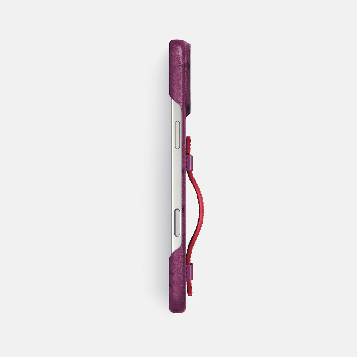 Handle Case Coloré For iPhone 18 Pro Max In Ostrich -3 | Purple-Steel