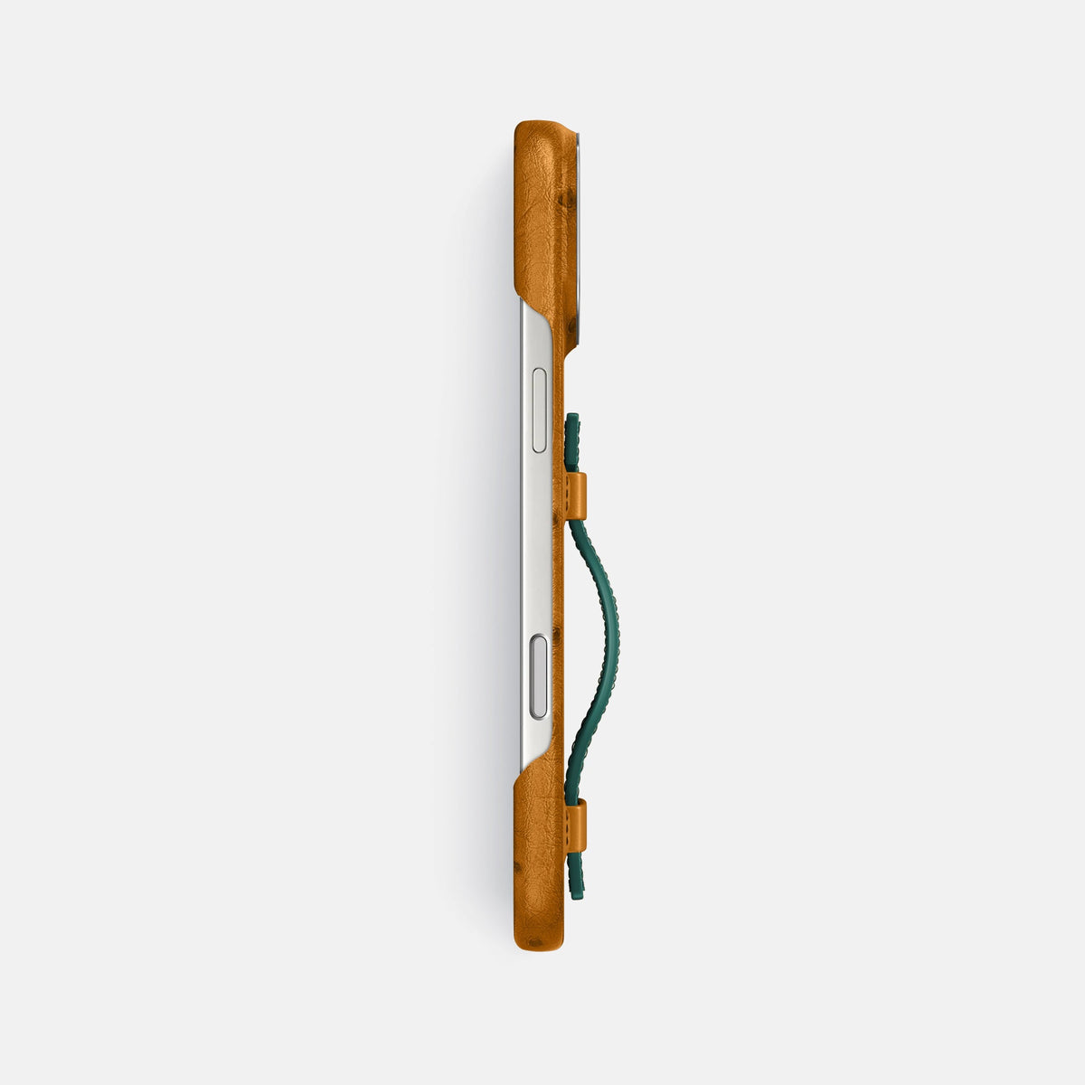 Handle Case Coloré For iPhone 18 Pro Max In Ostrich -3 | Chestnut-Steel