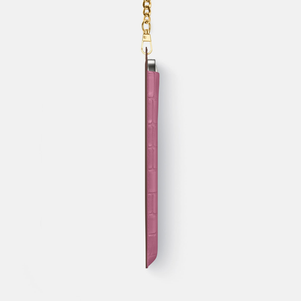 Crossbody Bag For iPhone 18 Pro Max In Alligator -4 | Pink-Lagoon-Gold