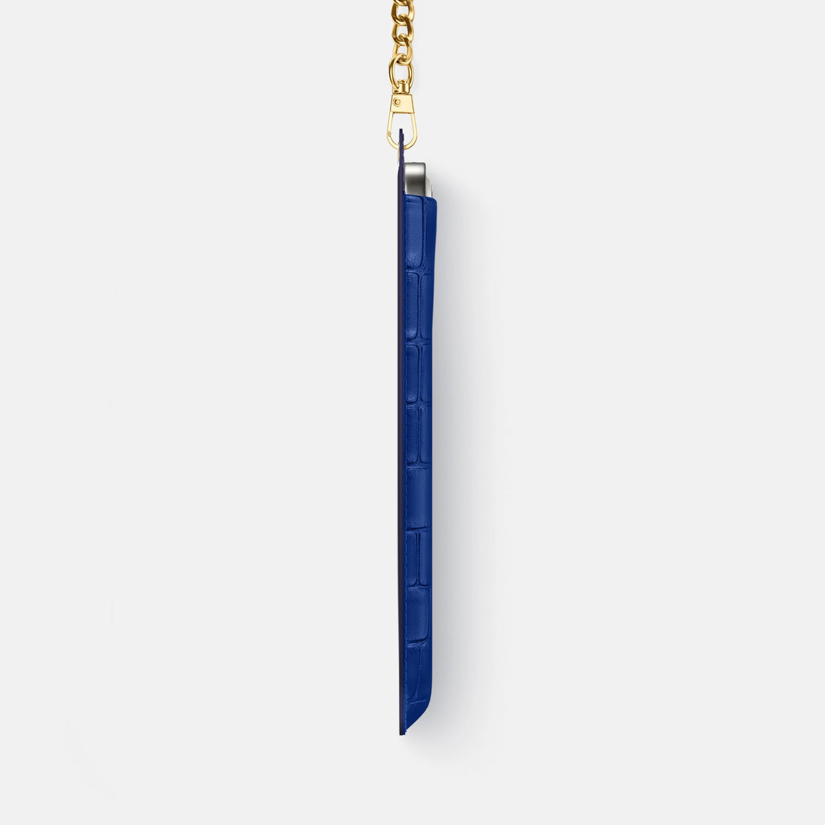 Crossbody Bag For iPhone 18 Pro Max In Alligator -4 | Royal-Blue-Gold