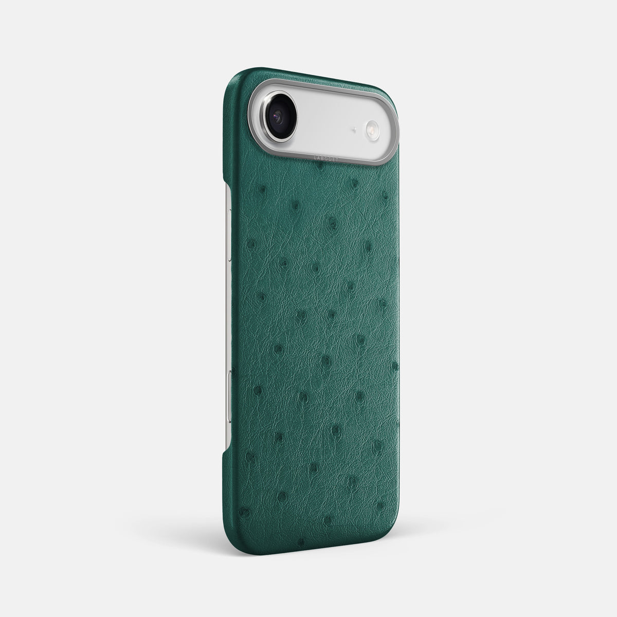 Classic Case For iPhone 17 Air In Ostrich -2 | Forest-Green-Steel