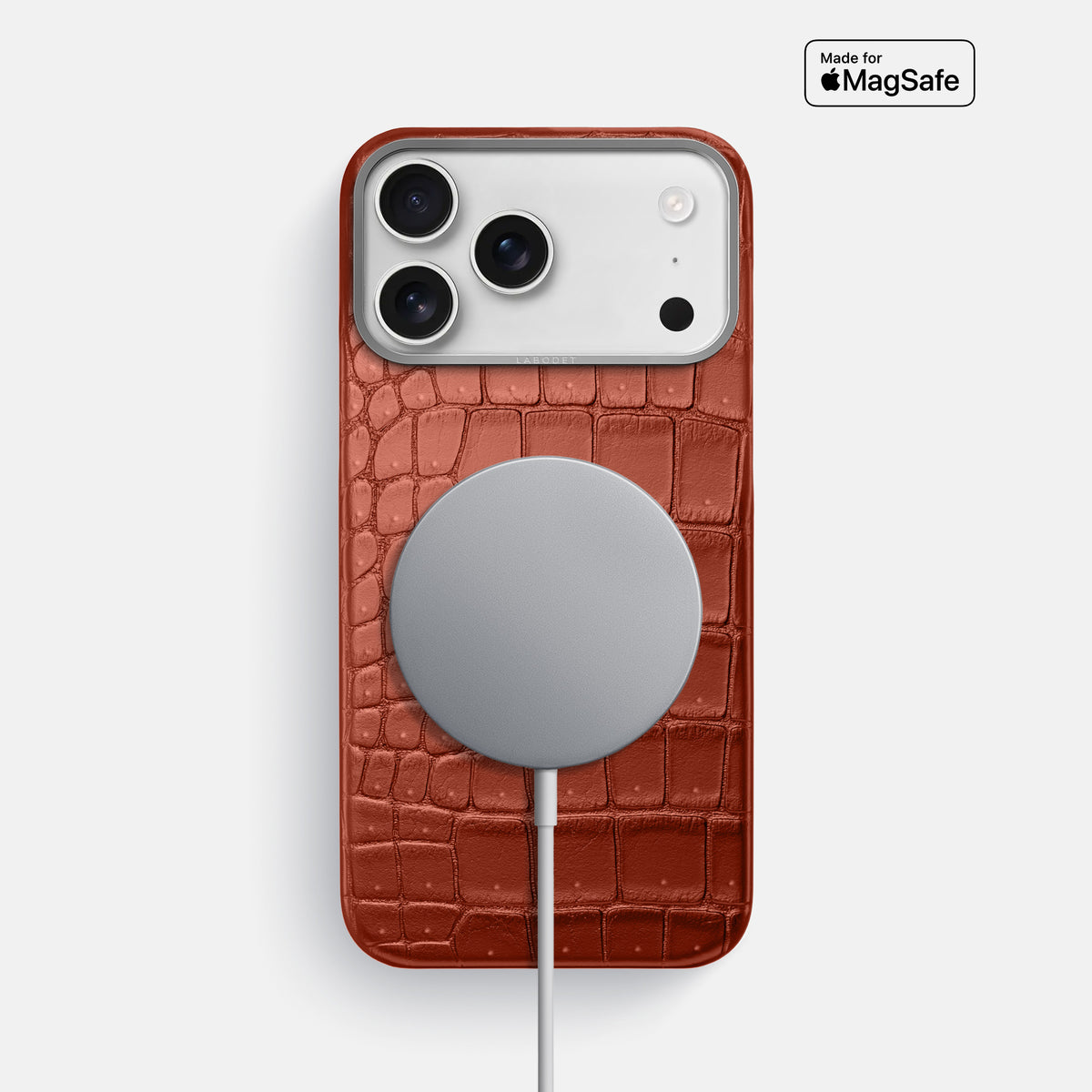 Classic Case For iPhone 17 Pro Max In Porosus Crocodile -5 | Nuts-Steel