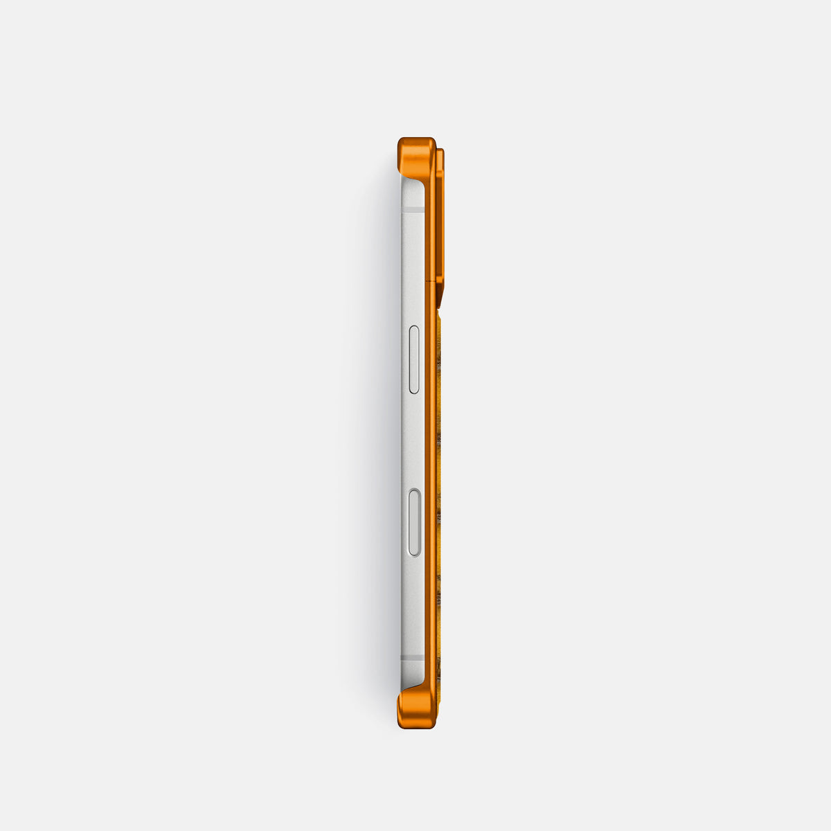 Metal Case For iPhone 17 Pro In Patina Alligator -3 | Sydney-Orange