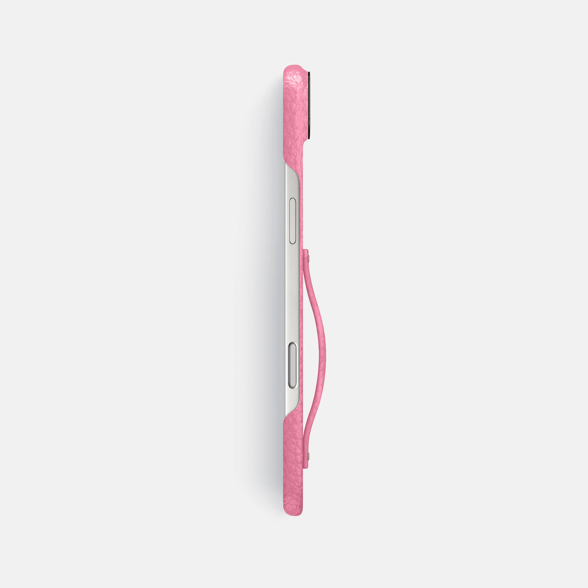 Finger Case For iPhone 17 Air In Calf -3 | Pink-Black
