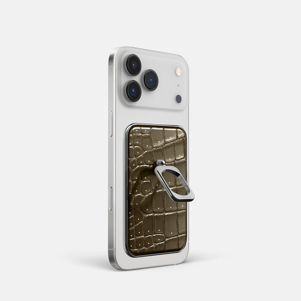 MagSafe Ring For iPhone 17 Pro In Porosus Crocodile
