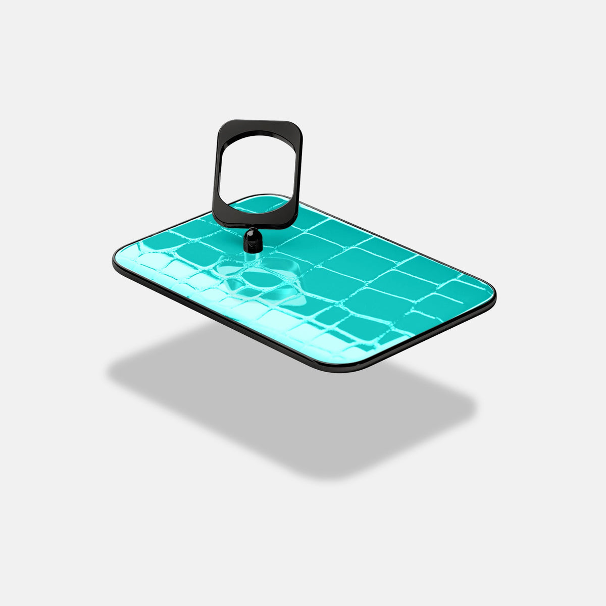 MagSafe Ring For iPhone 18 Pro Max In Shiny Alligator -4 | Mint-Black