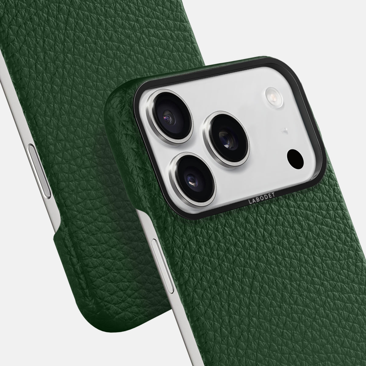 Classic Case For iPhone 17 Pro Max In Calf -6 | Dark-Green-Black