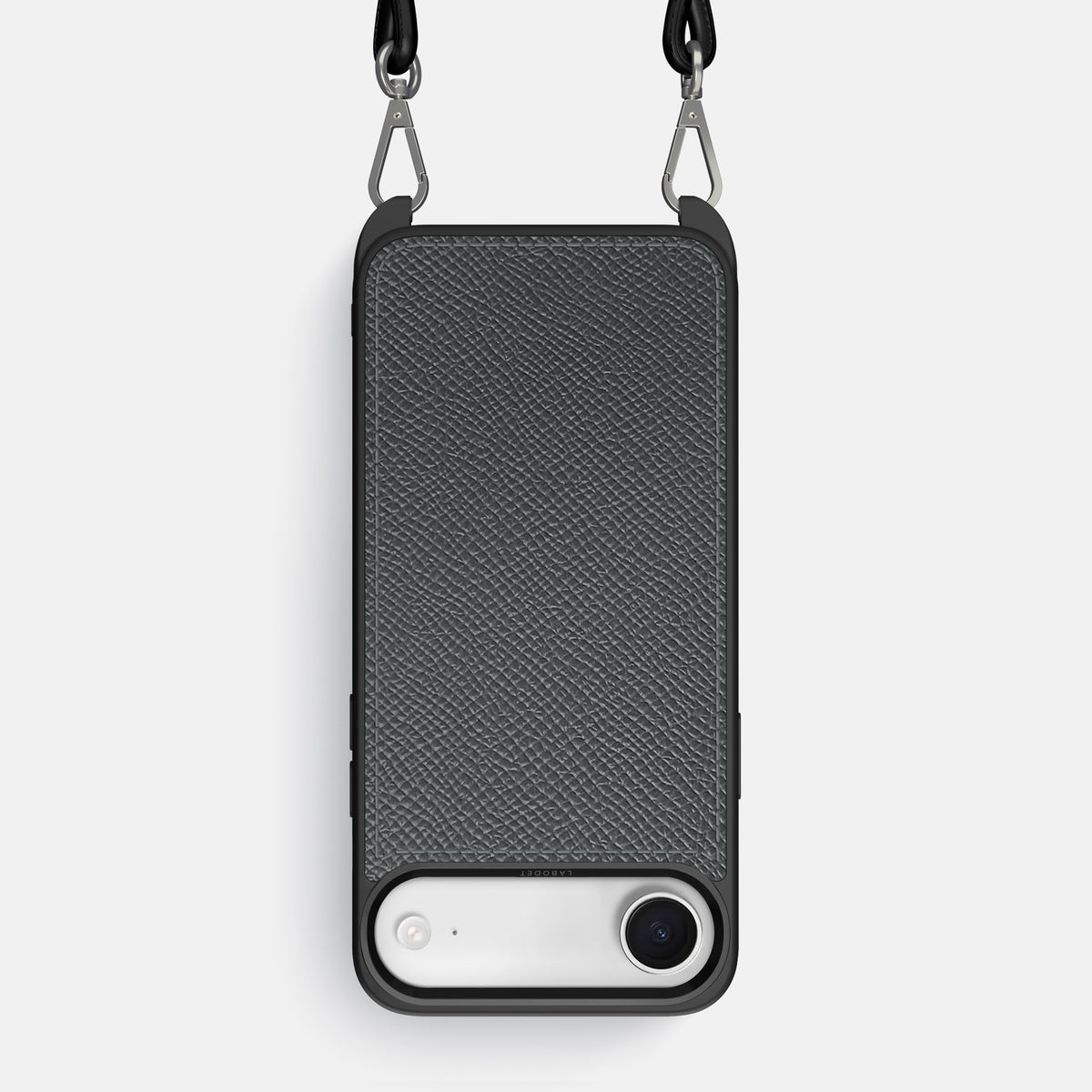 Crossbody Sport Case For iPhone 17 Air In Epsom-Style Calf -1 | Grey