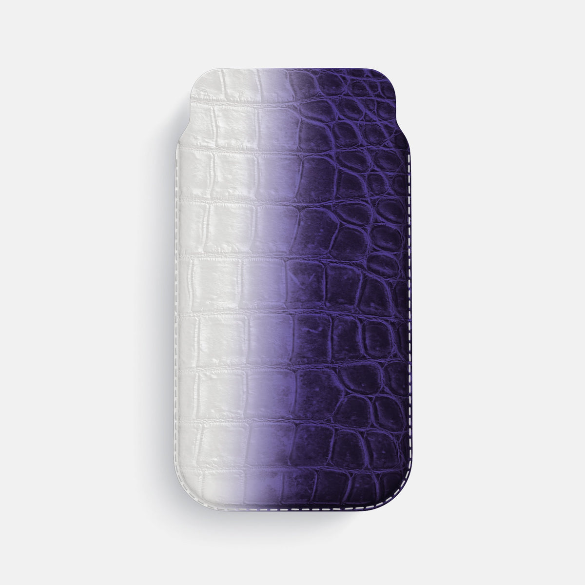 Pouch Case For iPhone 17 Pro Max In Himalayan Crocodile