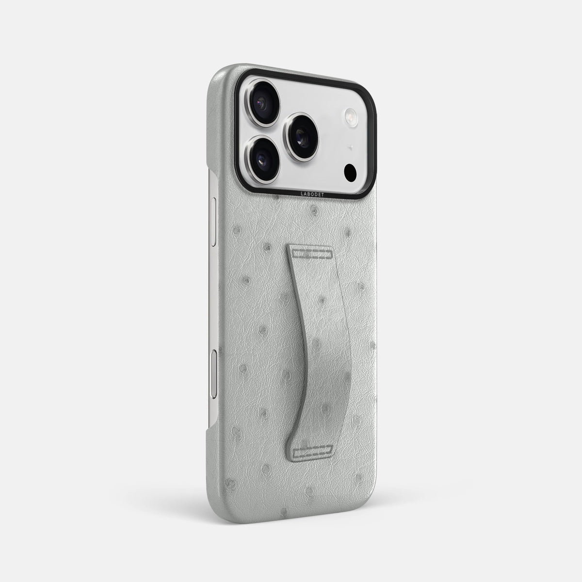 Finger Case For iPhone 18 Pro Max In Ostrich -2 | White-Black