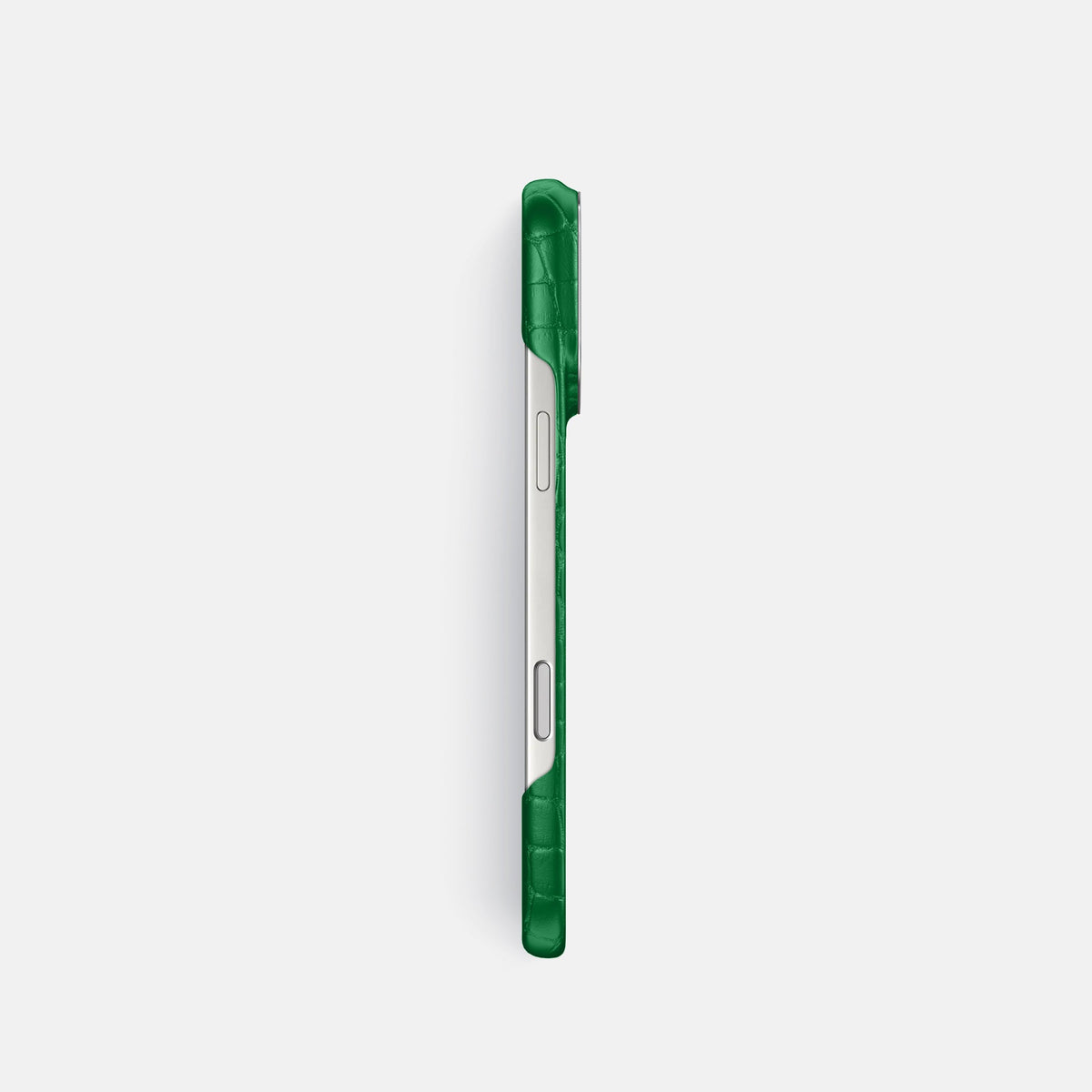 Classic Case For iPhone 18 Pro In Alligator -3 | Forest-Green-Steel