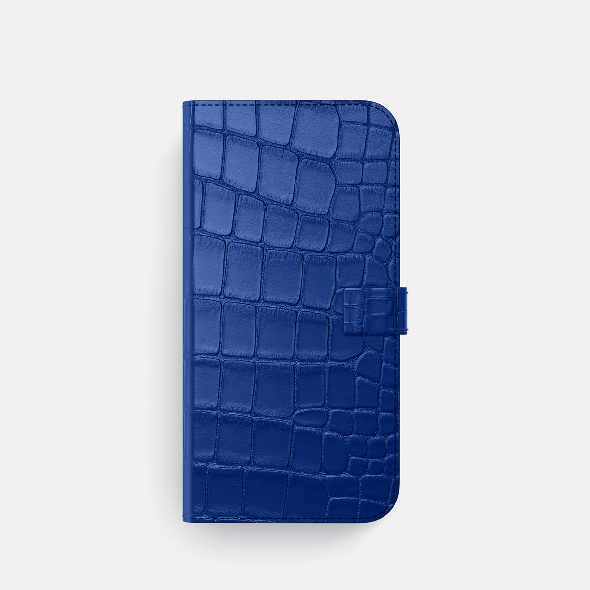Folio Case with Clasp For iPhone 17 Pro In Alligator -4 | Royal-Blue-Black