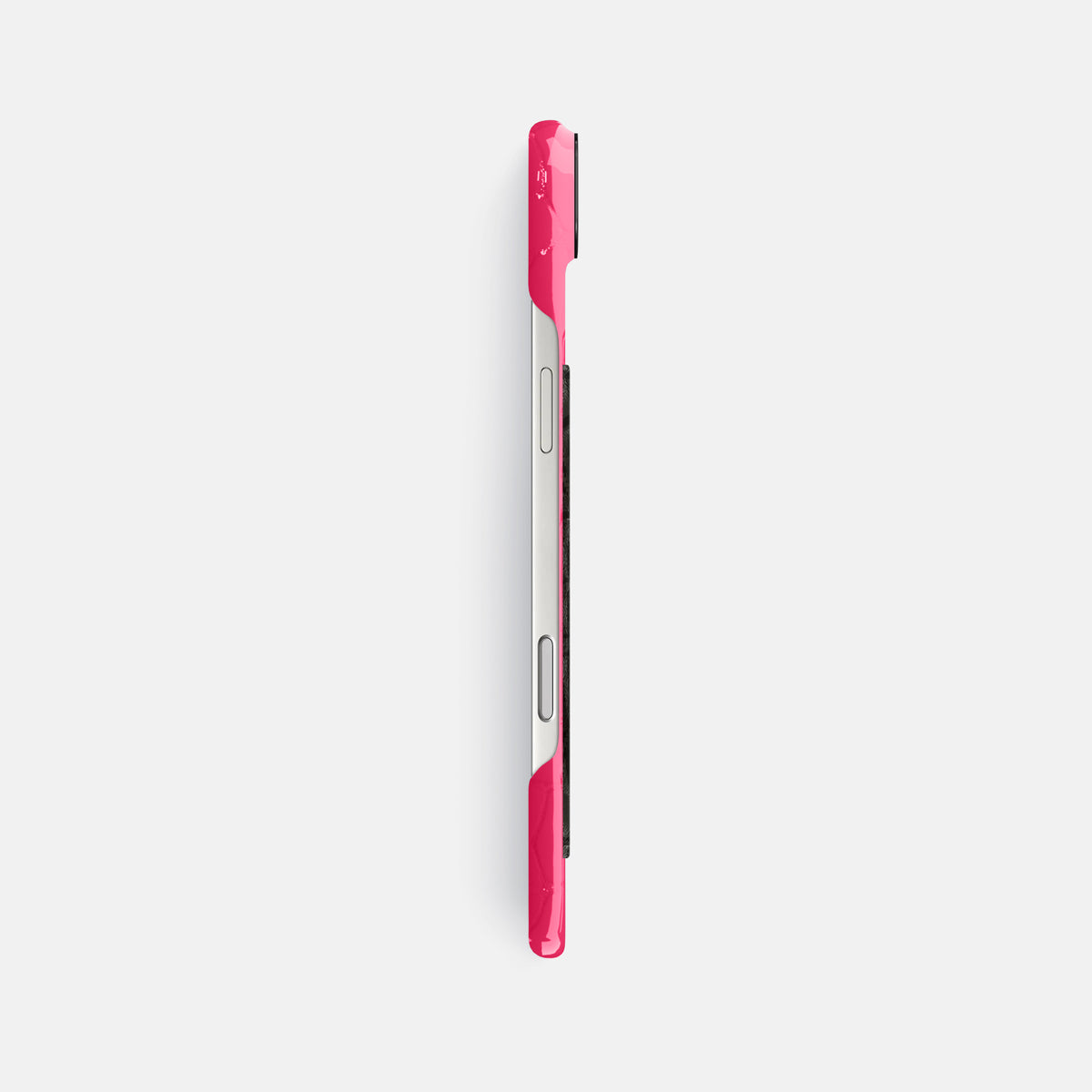Classic Case With Carbon Dragon For iPhone 17 Air In Shiny Alligator -3 | Pink-Panther-Black