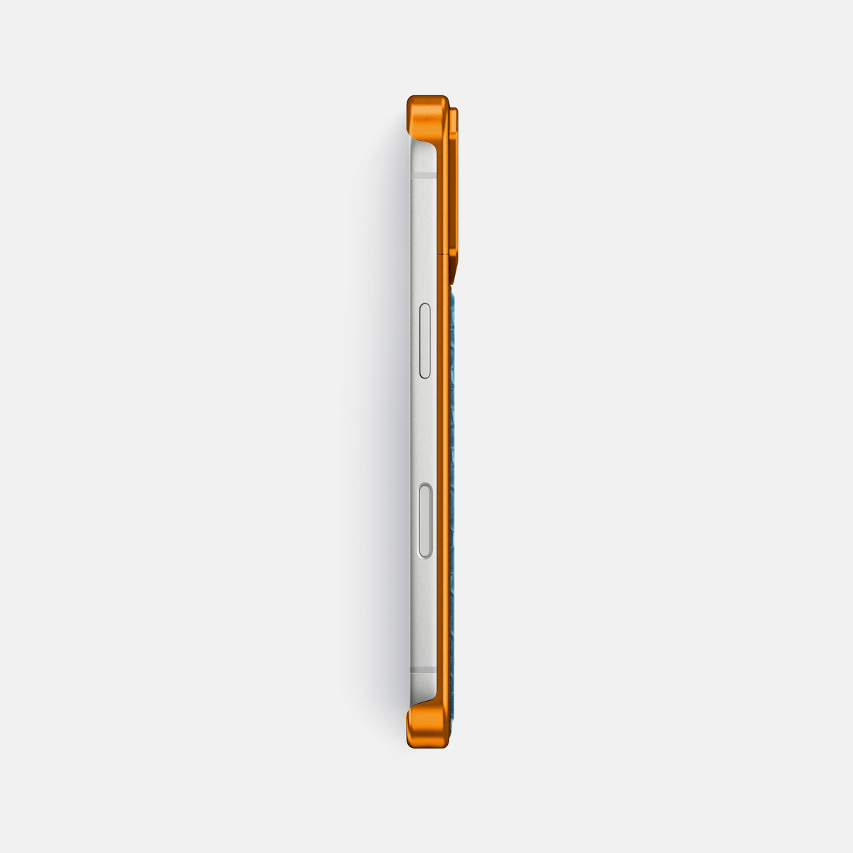 Metal Case For iPhone 17 Pro Max In Lizard -3 | Blue-Orange