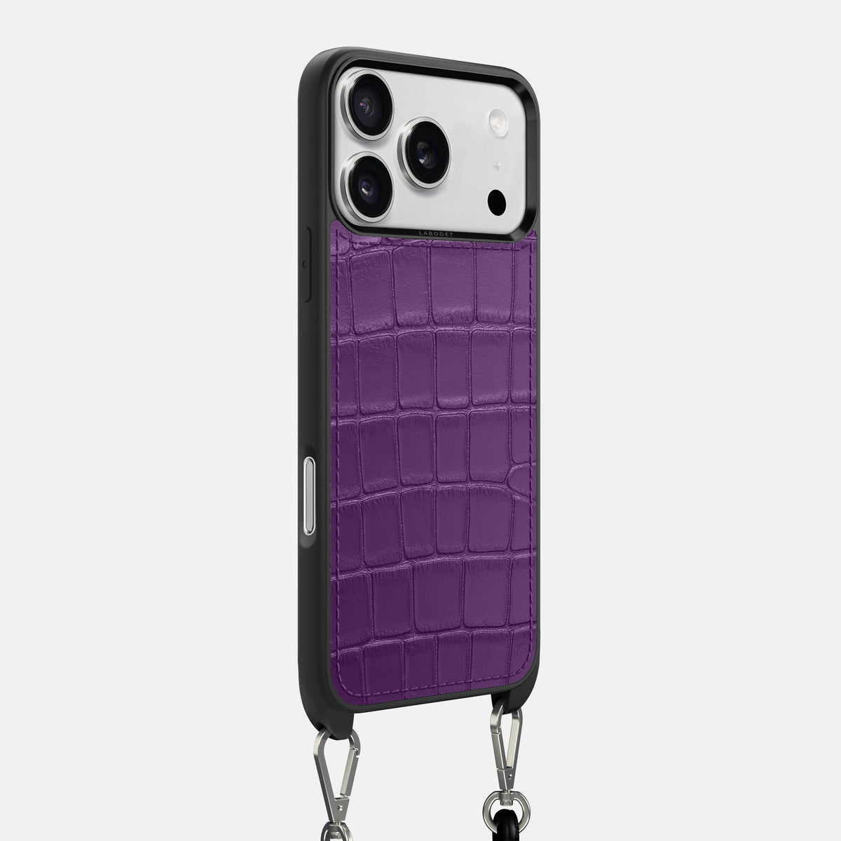 Crossbody Sport Case For iPhone 18 Pro Max In Alligator -2 | Purple