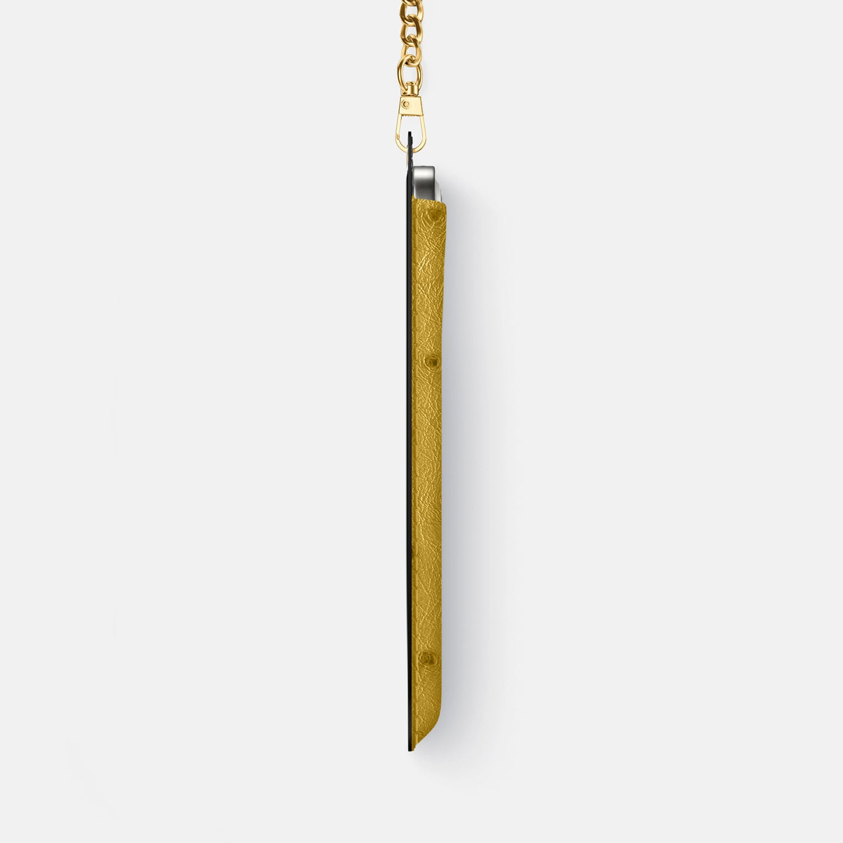 Crossbody Bag For iPhone 18 Pro Max In Ostrich -4 | Gold-Gold