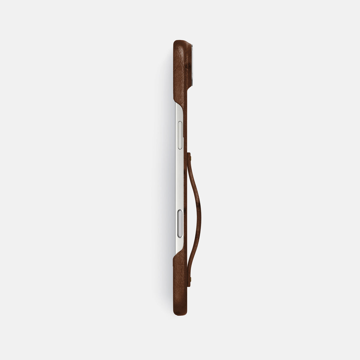 Finger Case For iPhone 17 Air In Ostrich -3 | Chocolate-Steel